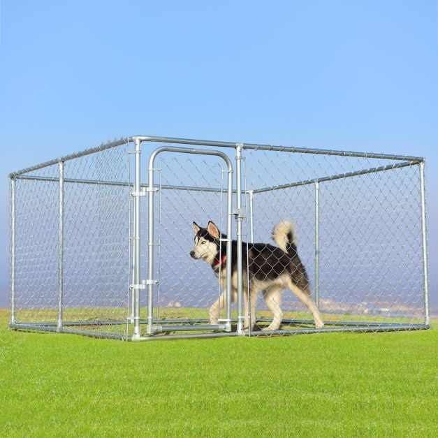 Outdoor Pet Playpen with All Weather Roof and Door