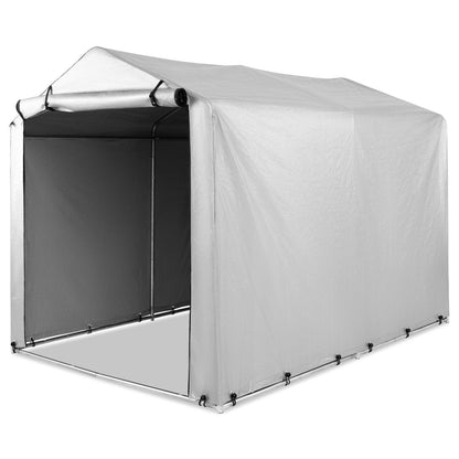Outdoor Storage Shed Portable Garage Shelter for Bikes-Silver