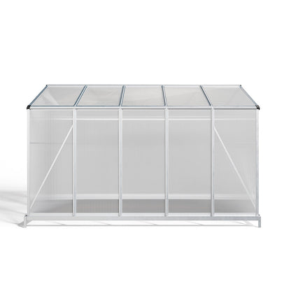 The Home Master Silver Aluminum Framed 6x6 Greenhouse with Vent