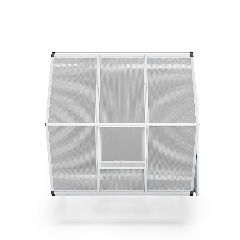 The Home Master Silver Aluminum Framed 6x6 Greenhouse with Vent