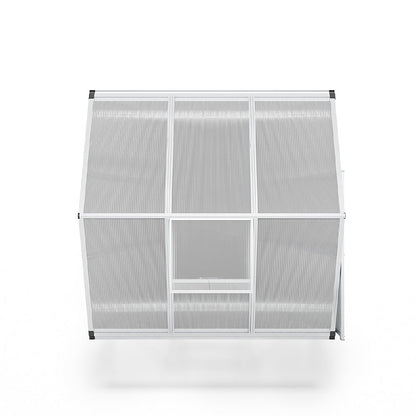 The Home Master Silver Aluminum Framed 6x6 Greenhouse with Vent