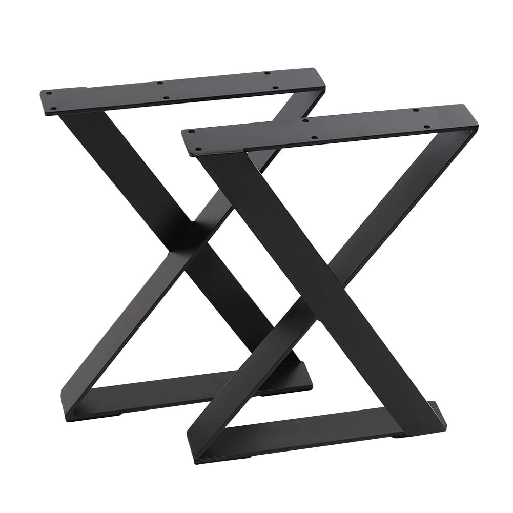 Industrial Heavy Duty X Shape Iron Table Legs