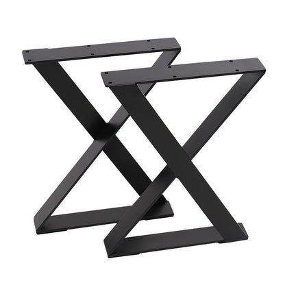 Industrial Heavy Duty X Shape Iron Table Legs