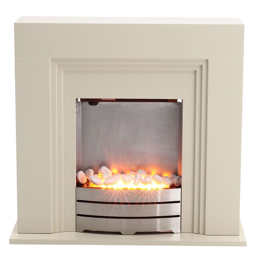 Yijia TF-16001EMA Electric Fireplace: Elegant Design with Dual Heating Settings