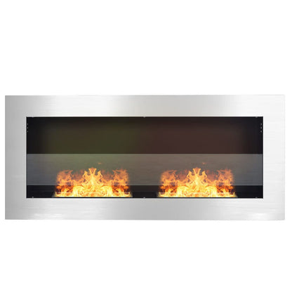 Wall Mounted Recessed Ethanol Fireplace for Living Room