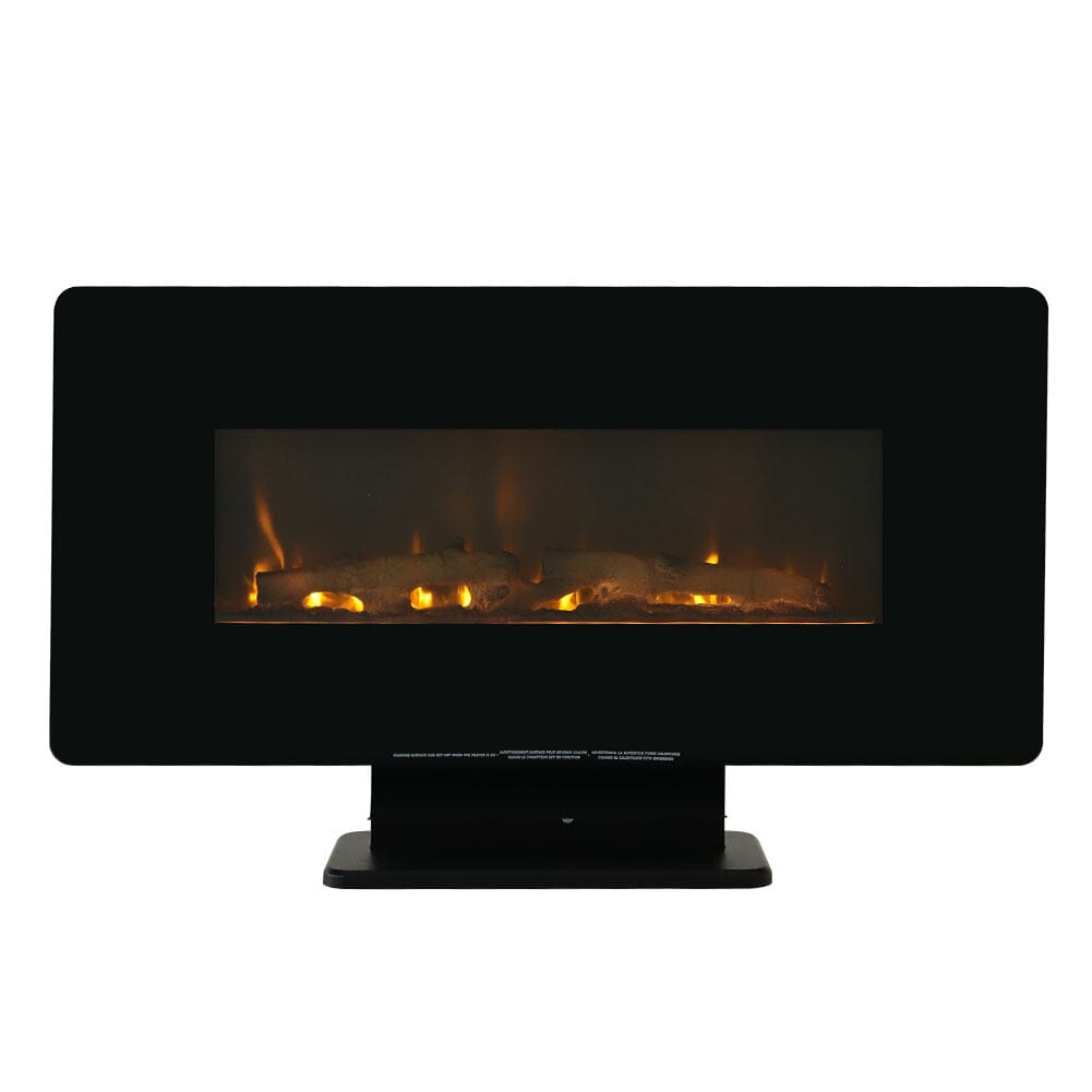 Electric Freestanding and Wall Mounted Fireplace with Stand