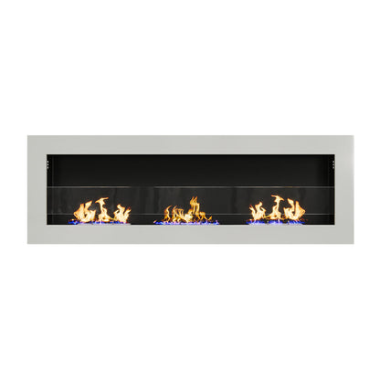 35/47 Inch Indoor Bio Ethanol Fireplace 3 Stoves Wall Mounted Heater