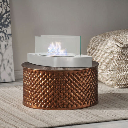 Unique Smokeless Stainless Steel Tabletop Ethanol Fireplace