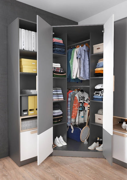 Pok PO-01 Corner Wardrobe 95cm