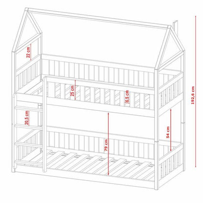 Brighton Wooden Bunk Bed Pola