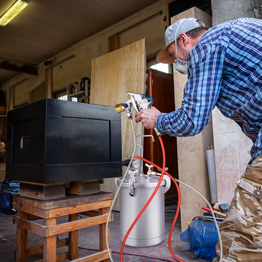 15L Pressure Paint Tank with Spray Gun and Adjusting Spray Range