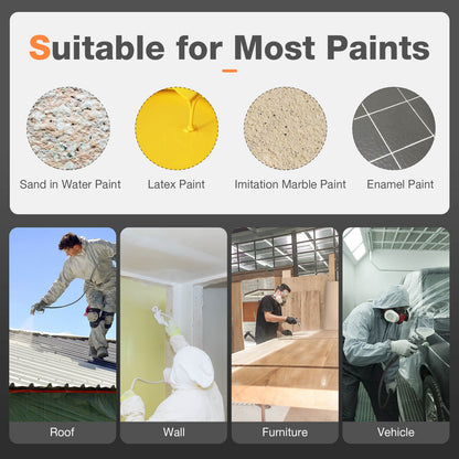 15L Pressure Paint Tank with Spray Gun and Adjusting Spray Range