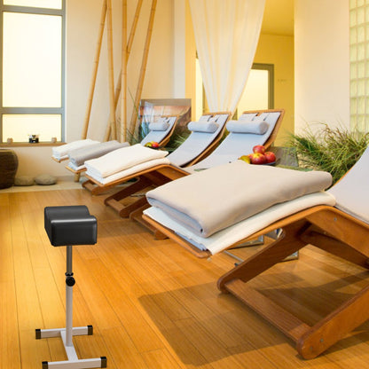 Adjustable Pedicure Manicure Footrest Salon Spa Tool-Black