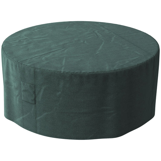 Outsunny Garden Patio Large Furniture Set Round Cover 600D Oxford Waterproof, √ê¬§193 x 80H cm, Green