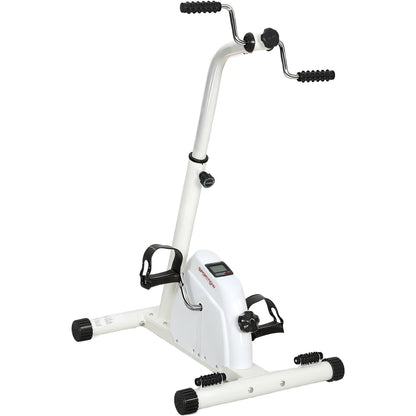 SPORTNOW Seated Pedal Exerciser with Dual Massage and Adjustable Height
