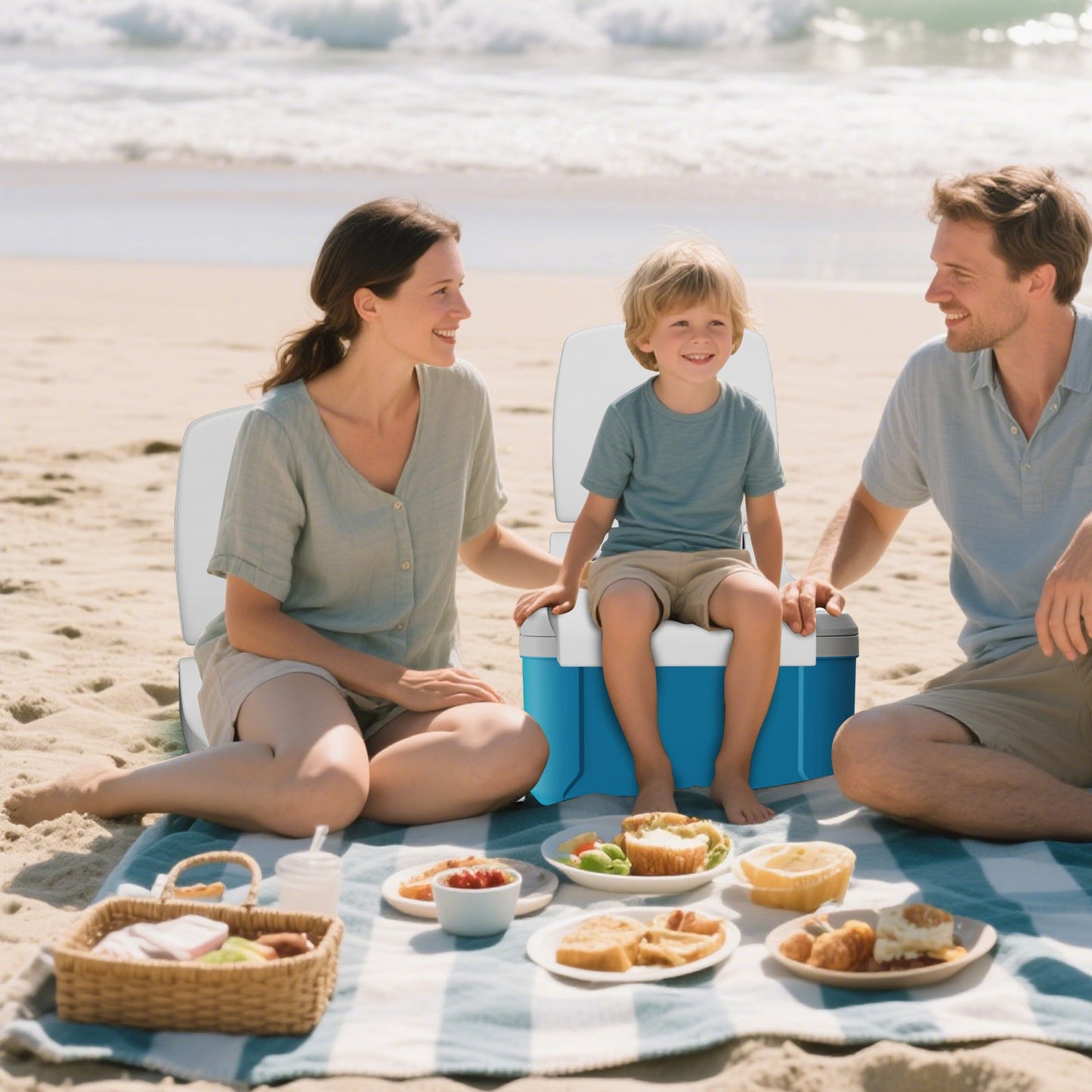 Poolside Chairs with Handle and Back Support for Edge of Pool-White