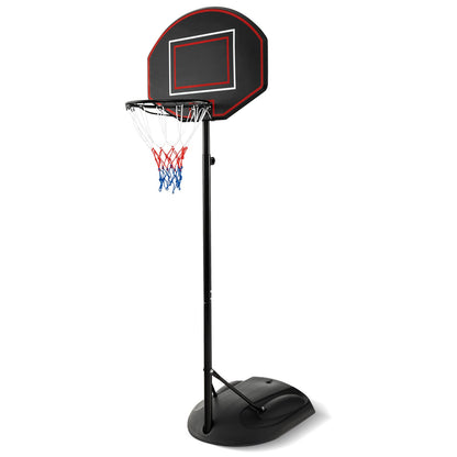 1.67 m-2.28 m Portable Basketball Hoop System with  Anti-Rust Stand