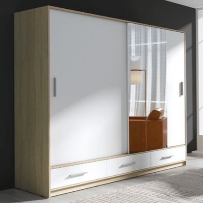 Porto Sliding Door Wardrobe 220cm