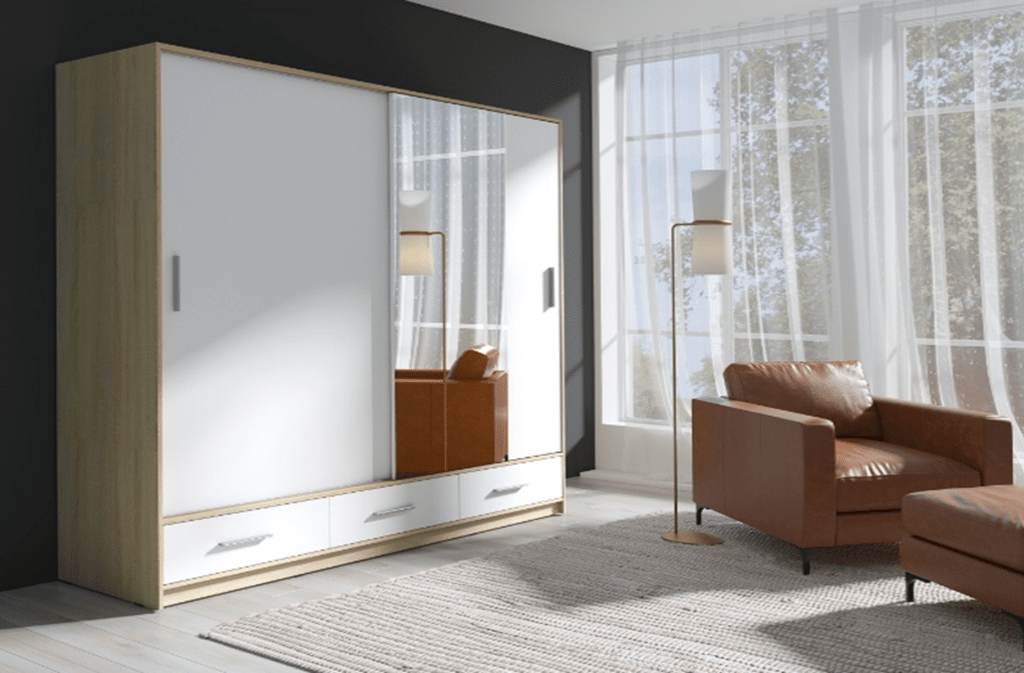 Porto Sliding Door Wardrobe 180cm