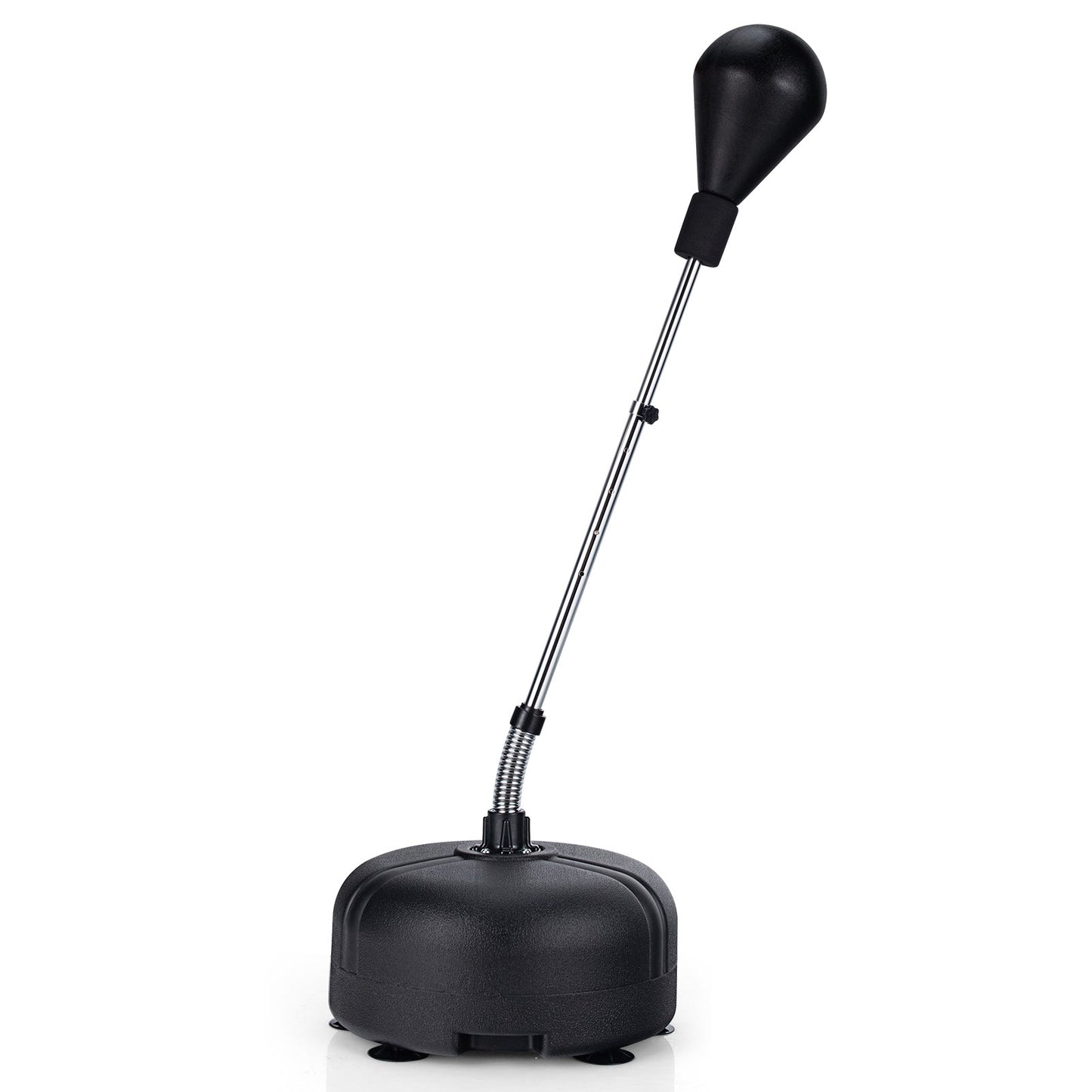 Punching Bag with Stand and Gloves-Black