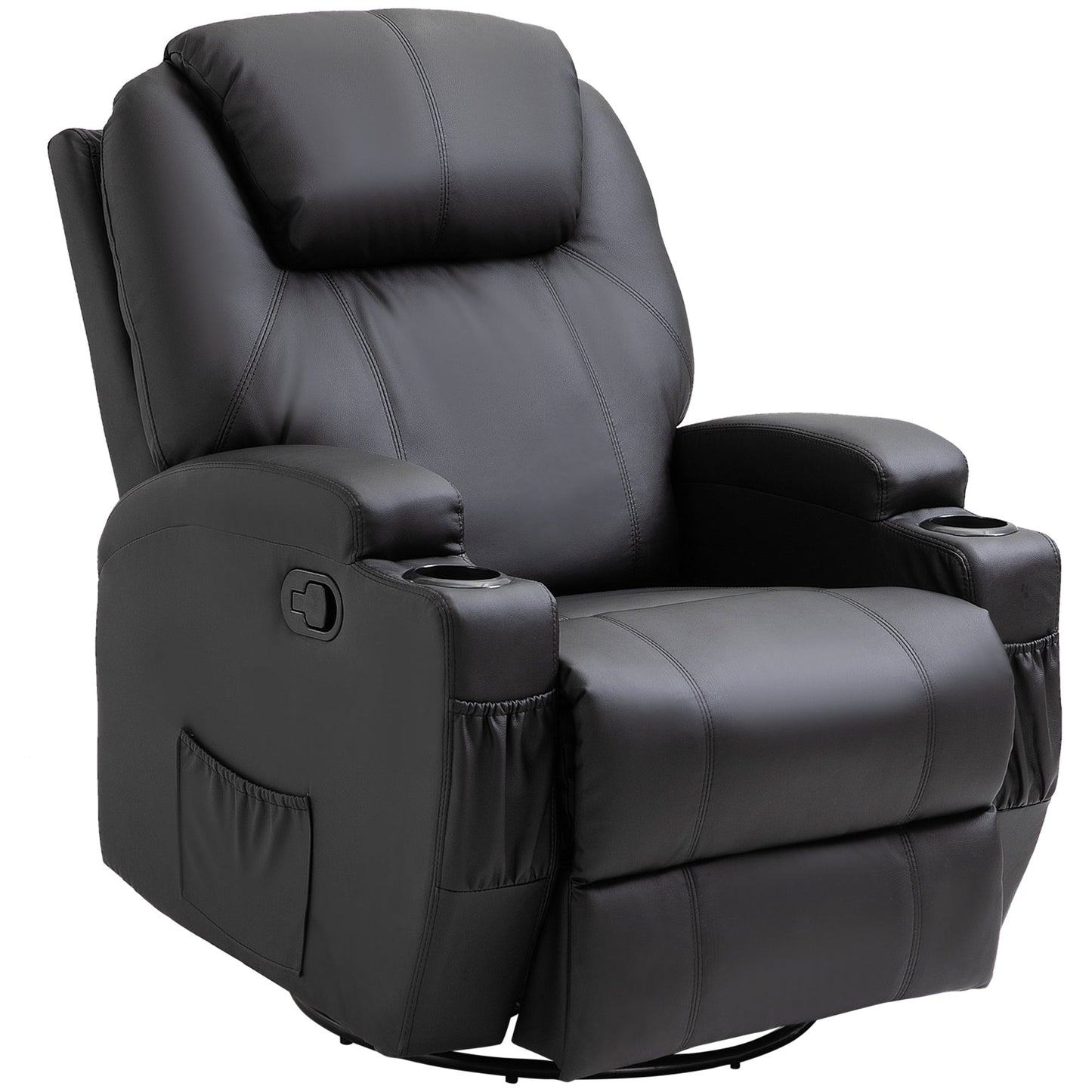 Recliner Sofa Chair PU Leather Armchair Cinema Massage Chair Swivel Nursing Gaming Chair