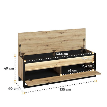 Quant QG-04 Hallway Bench 135cm