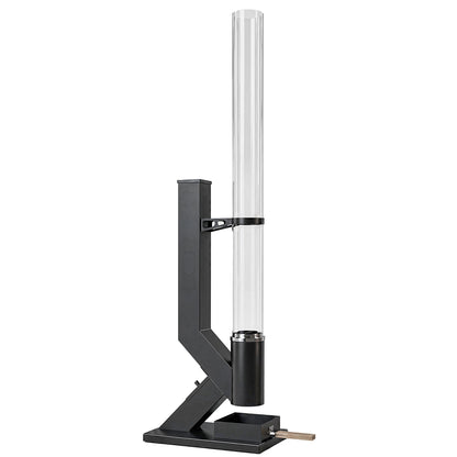 Outsunny Wood Pellet Heater, 13 kW Outdoor Pellet Heater Stove with Glass Tube, 2.4 kg Capacity Hopper, Ash Tray, Black