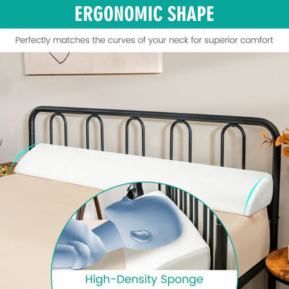 Full/Queen Size Bed Wedge Pillow with Side Pocket-Queen size