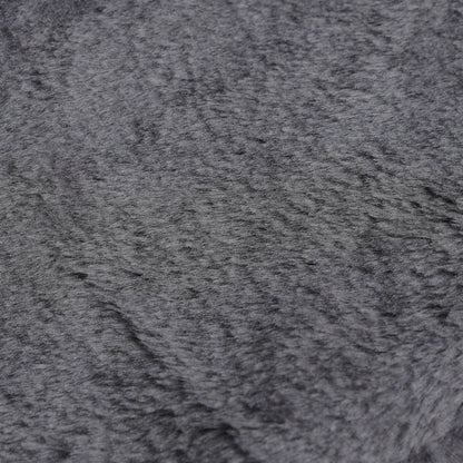 PawHut Four-Step Dog Stairs, with Washable Plush Cover, for High Bed Sofa, Dog Stairs for Small Dog and Cat - Dark Grey
