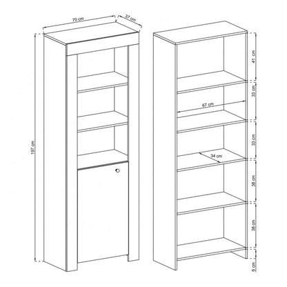 Rene Tall Cabinet 70cm