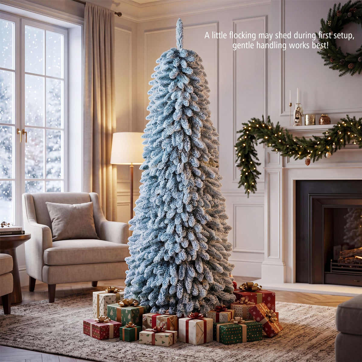 Realistic Collapsible Spruce Tree with 545/705 Full Branch Tips-210CM