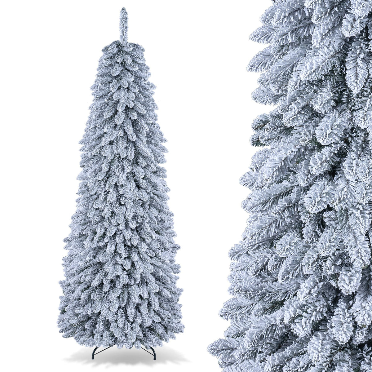 Realistic Collapsible Spruce Tree with 545/705 Full Branch Tips-210CM