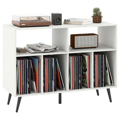 Record Player Stand 3-Tier Turntable Stand-Black