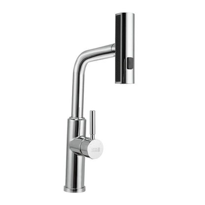 Retractable Pulldown Kitchen Mixer Faucet 2 Function Spout Faucets