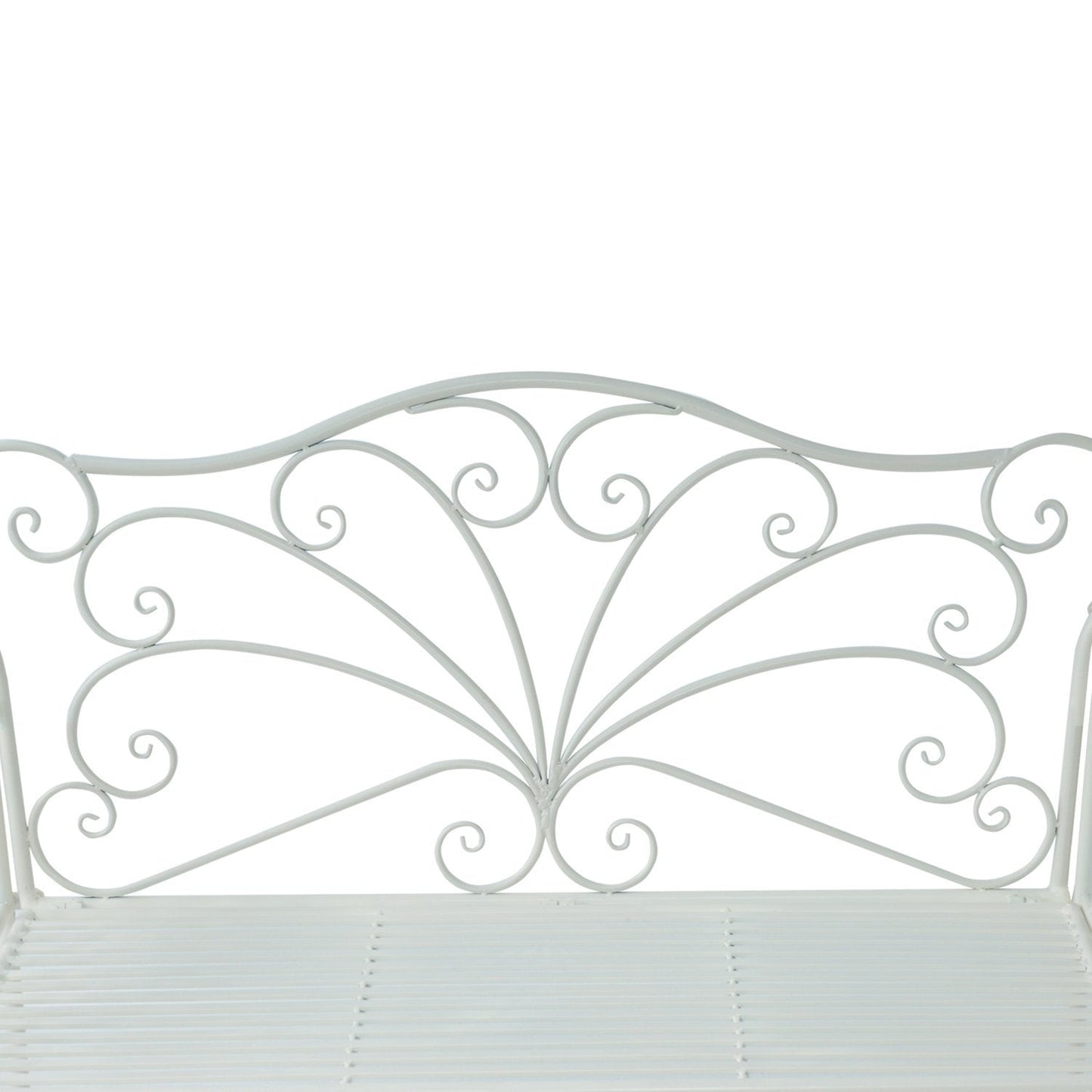 Outsunny Heavy-Duty Garden Bench-White