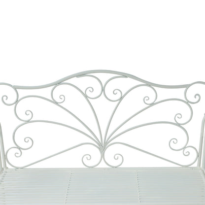 Outsunny Heavy-Duty Garden Bench-White