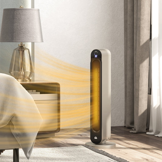 HOMCOM 2kW PTC Ceramic Tower Heater, 10-35¡C Temperature Range