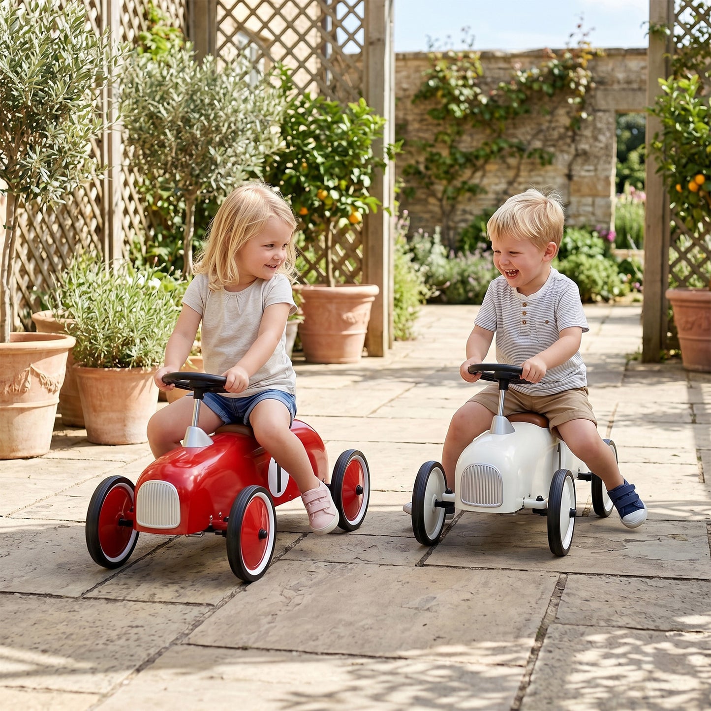 Ride on Push Car Outdoor Toddler Riding Toy for Boys Girls-Red