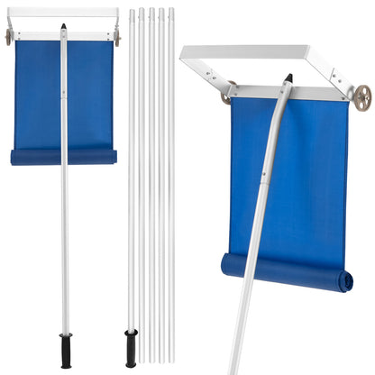 Snow Roof Rake with 5 Section Pole and Anti-slip Handle