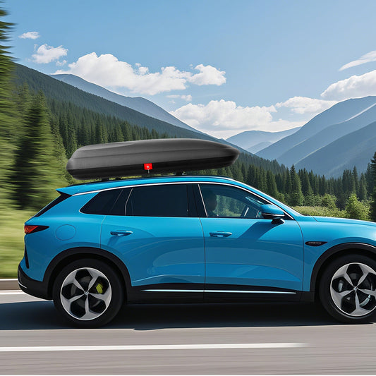 Rooftop Cargo Carrier with Security Keys for Vehicles