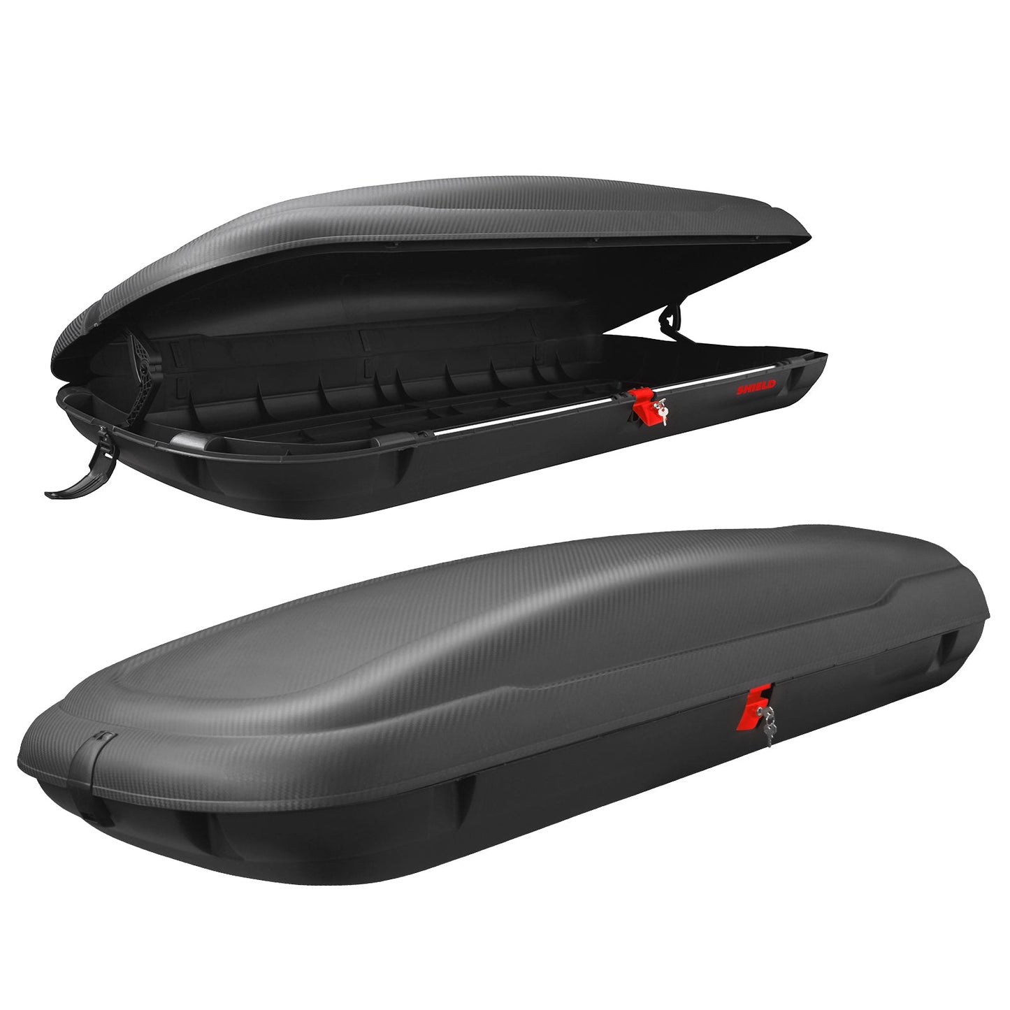 Rooftop Cargo Carrier with Security Keys for Vehicles