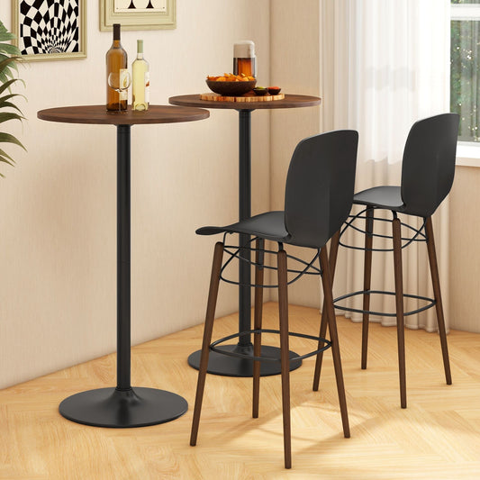 Round Bar Table in Brown, image 2