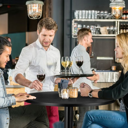 1/2 Pieces Round Top Pub and Bar Table with MDF Top and Base-2 Pieces