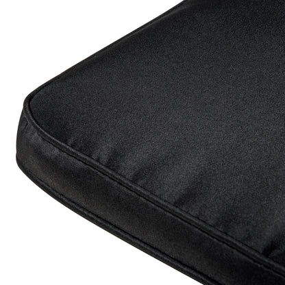 Outsunny Set of 6 Pcs Chair Cushion, 42Lx42Wx5T cm-Black