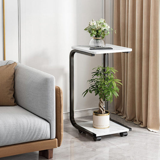 Simple Light Luxury Iron Indoor Balcony Living Room Floor-Standing Green Flower Shelf Shelves
