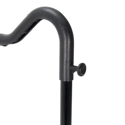 Freestanding Black Metal Garment Rack