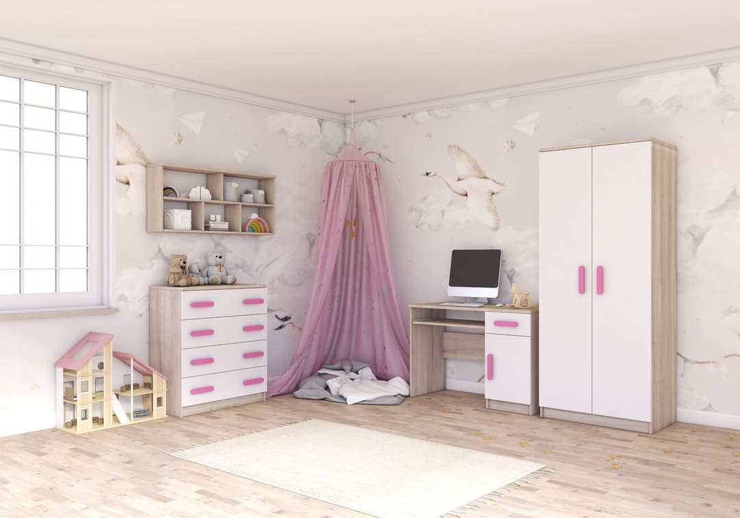 Smyk III SM-19 Hinged Wardrobe 120cm