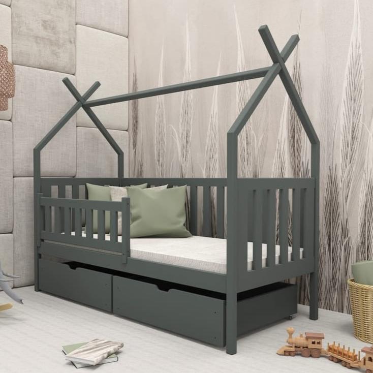 Wooden Single Bed Simba With Storage