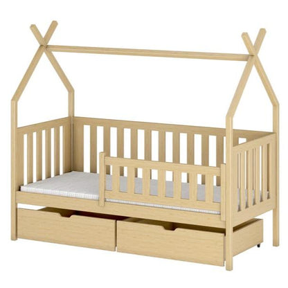 Wooden Single Bed Simba With Storage