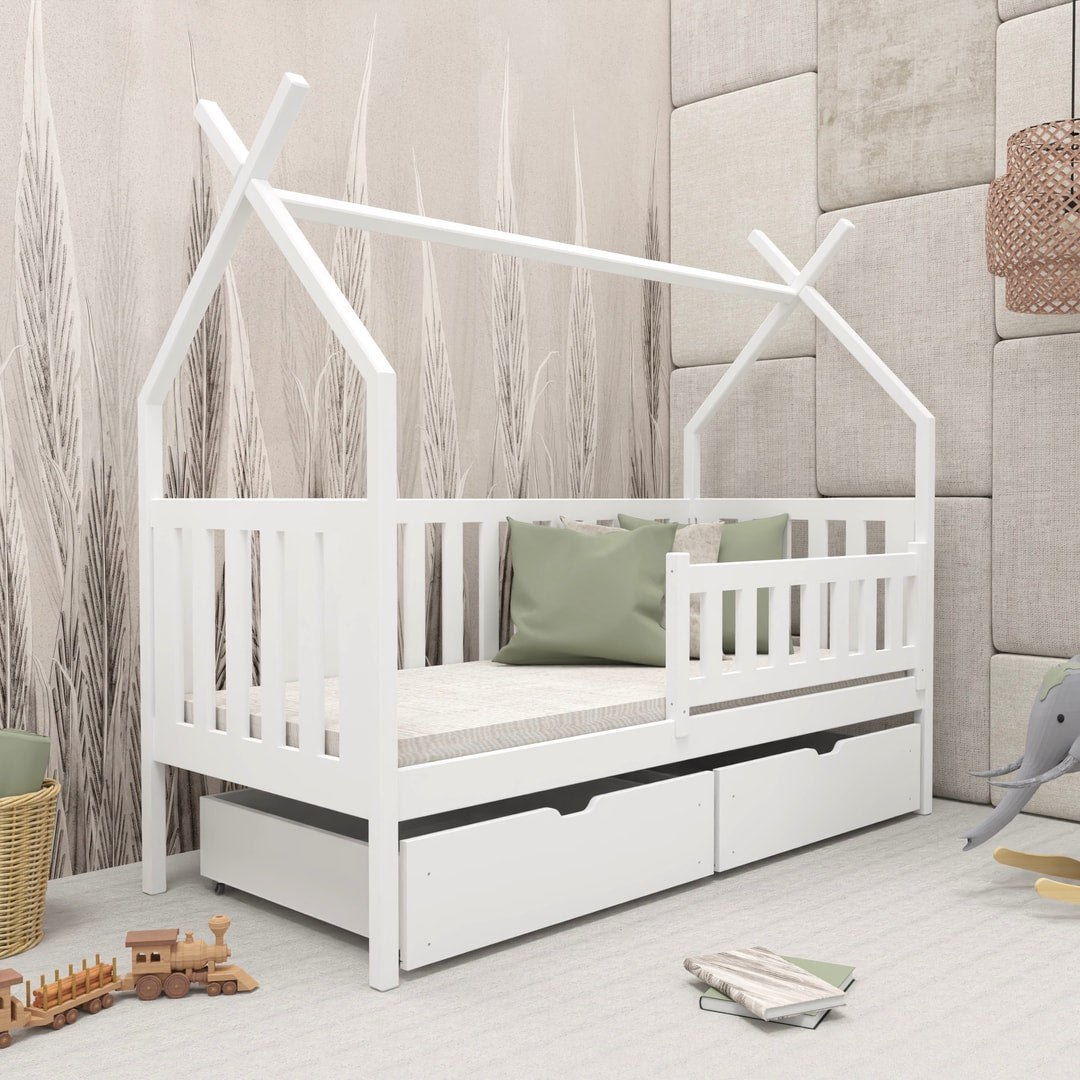 Birmingham Wooden Single Bed Simba With Storage